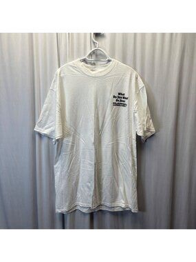 Tombstone Pizza 35 Years T-Shirt Mens Size XL White Short Sleeve Vintage 90s Tee